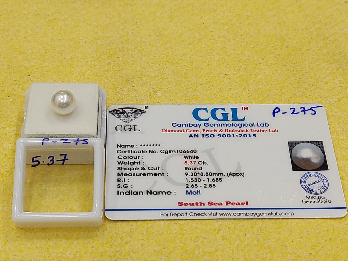 5.37 Carat Natural Pearl