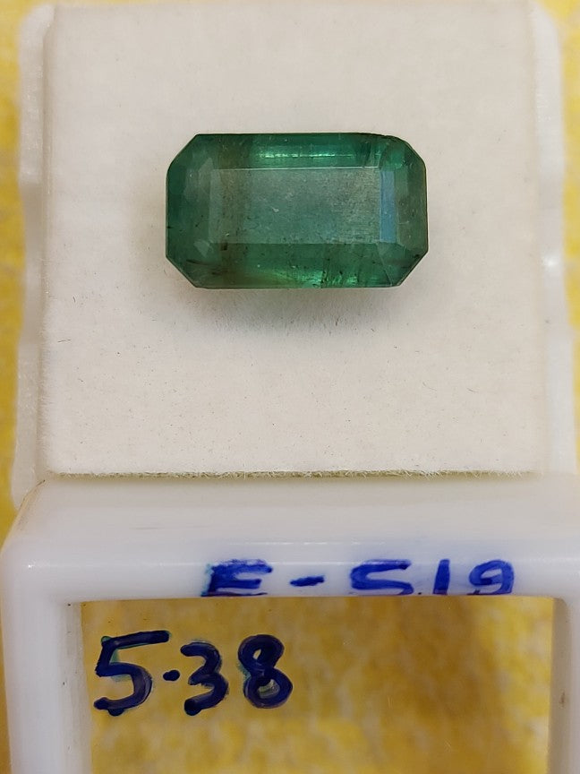 5.38 Carat Natural Emerald Stone