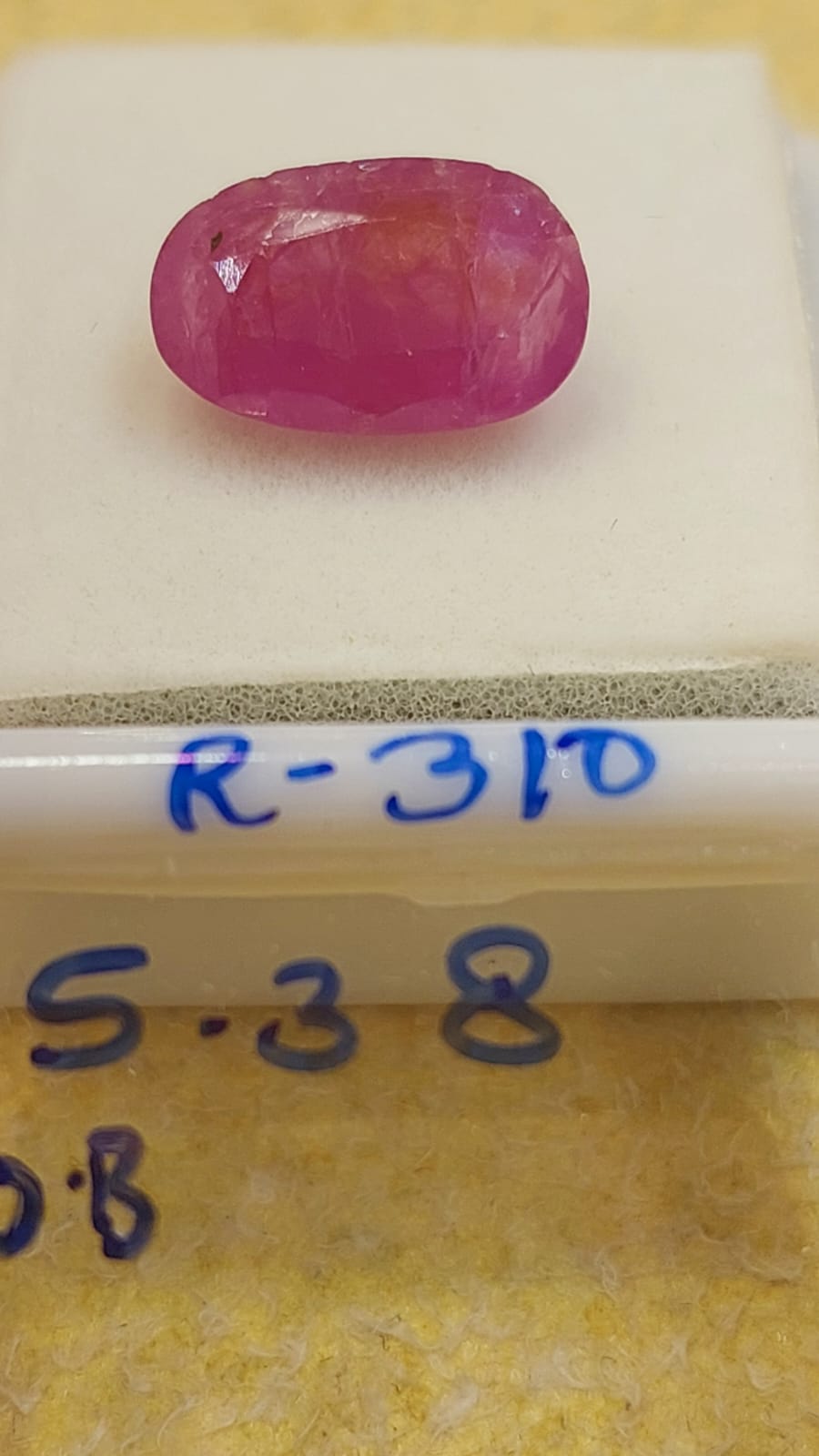 5.38 Carat Natural Old Ruby