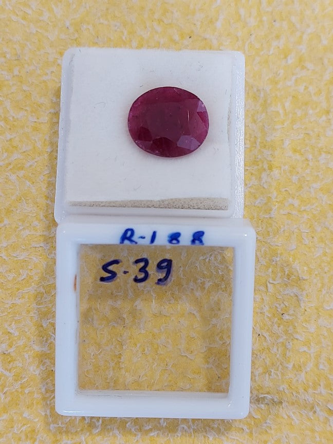5.39 Carat Natural Old Ruby