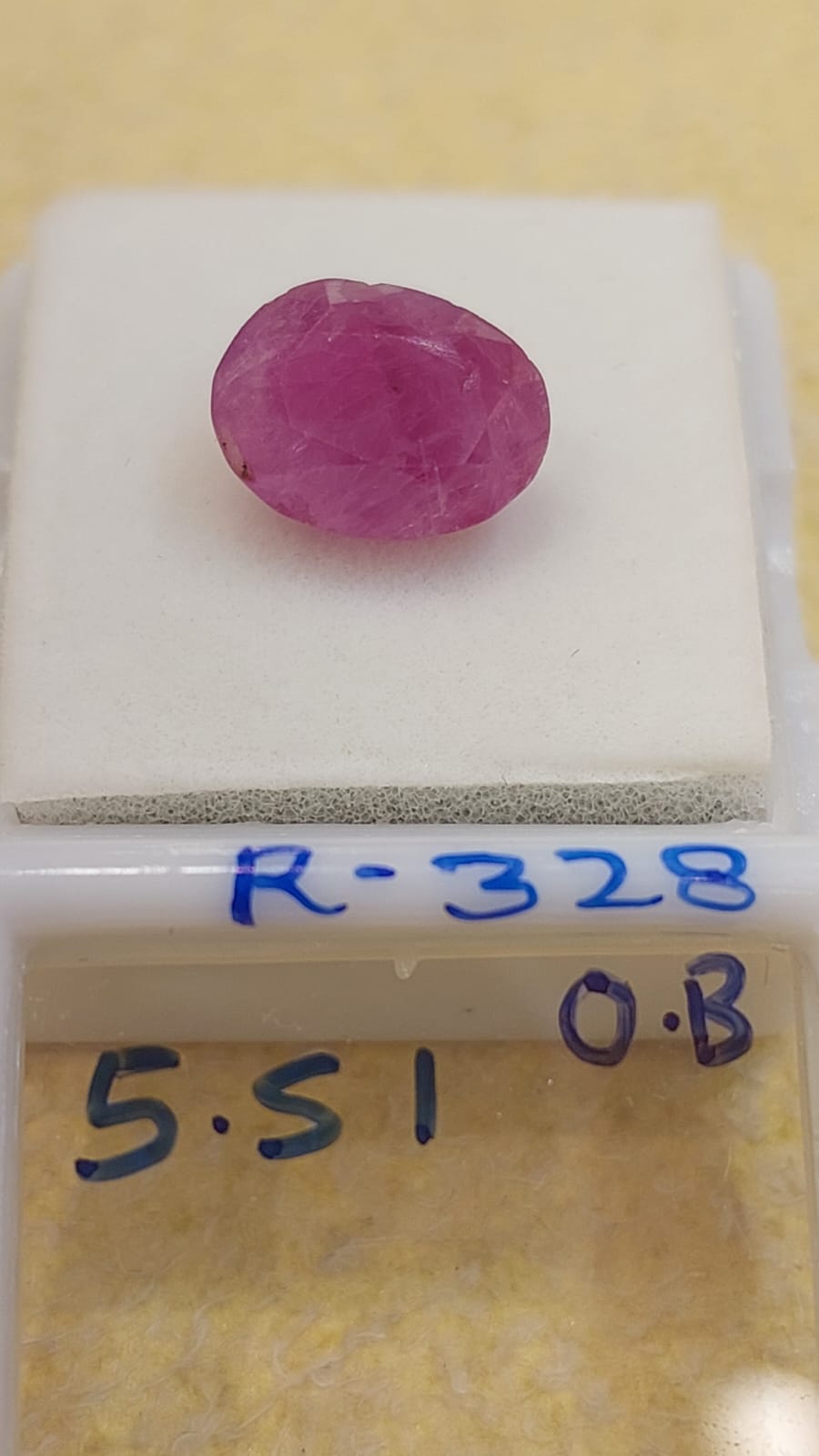 5.51 Carat Natural Old Ruby