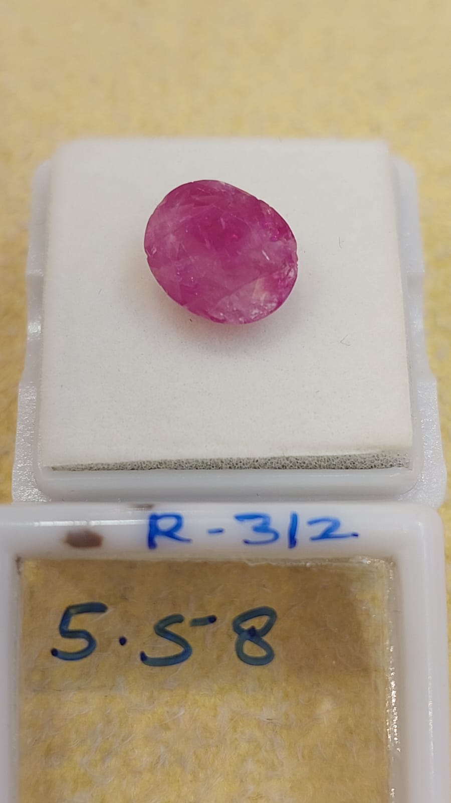 5.58 Carat Natural Old Ruby