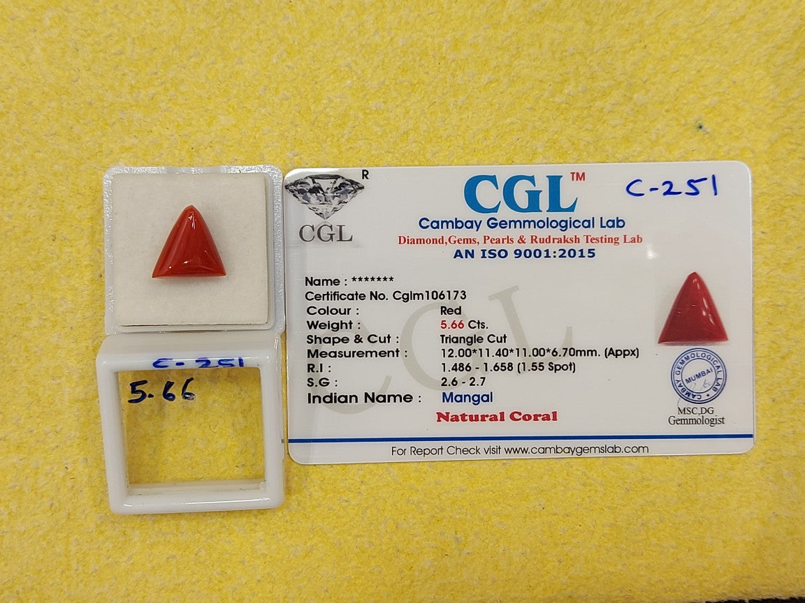 5.66 Carat Natural Coral
