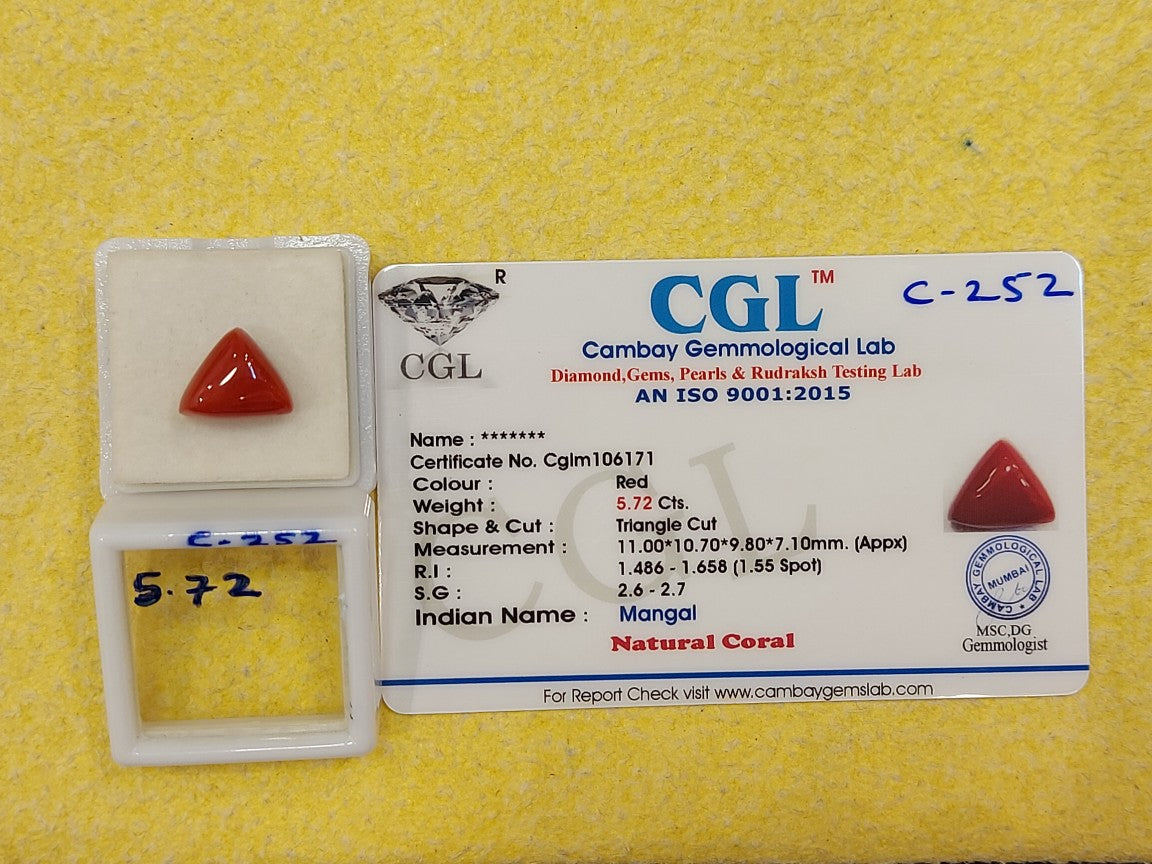 5.72 Carat Natural Coral