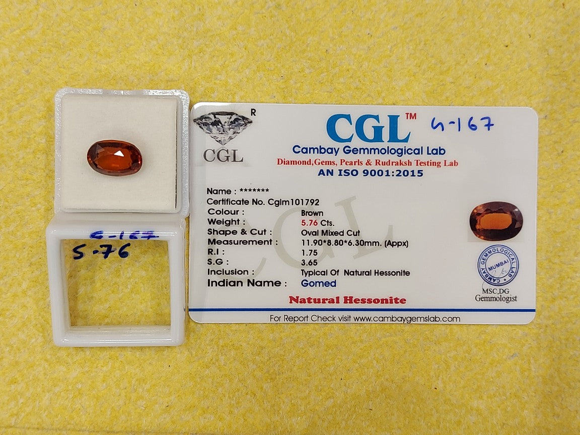 5.76 Carat Natural Garnet