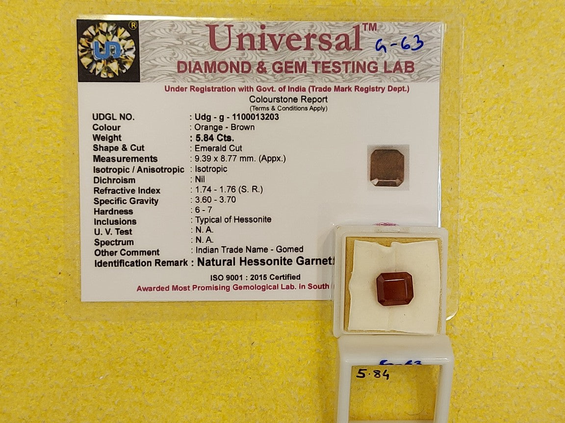 5.84 Carat Natural Garnet
