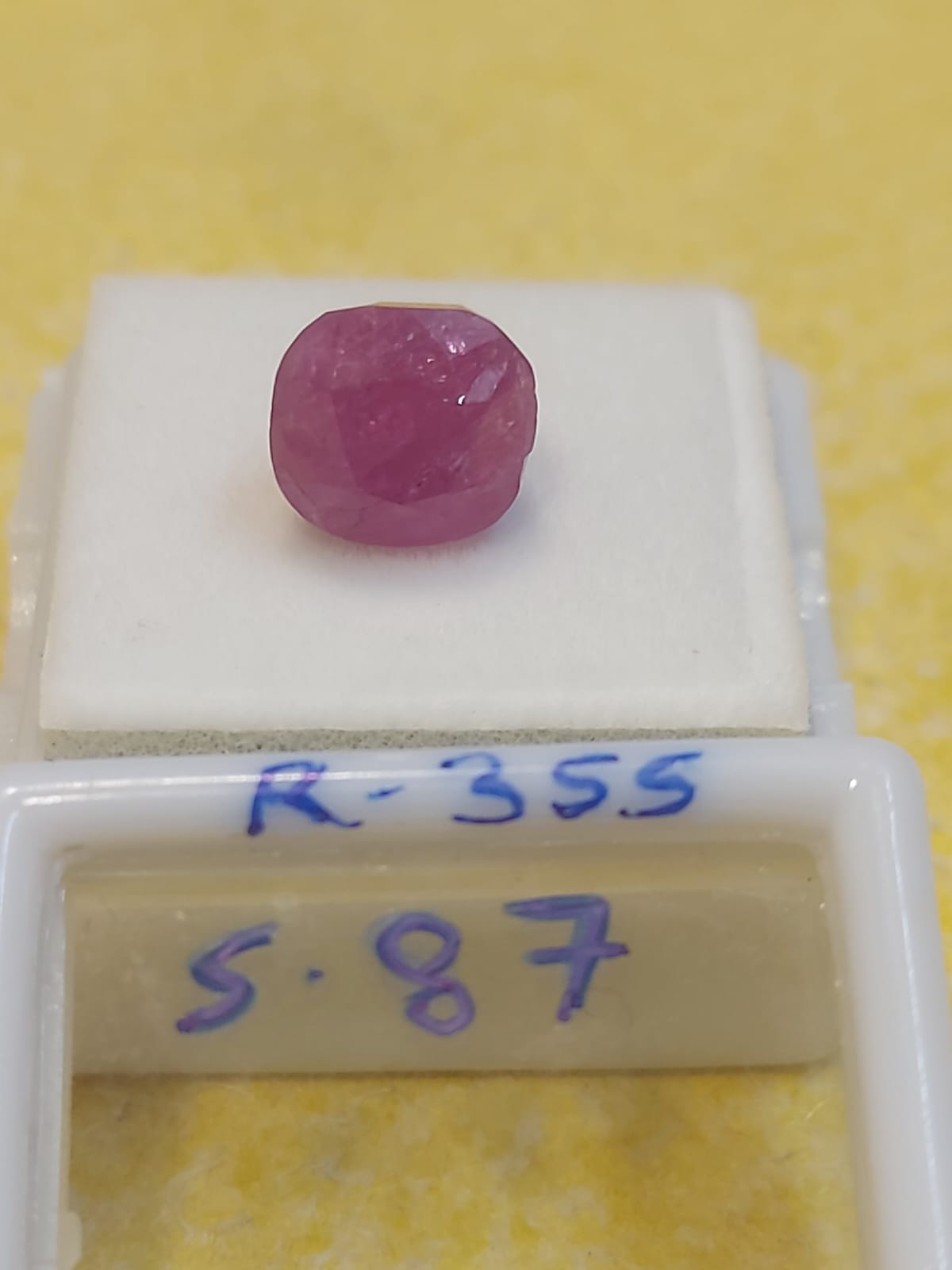 5.87 Carat Natural Old Ruby