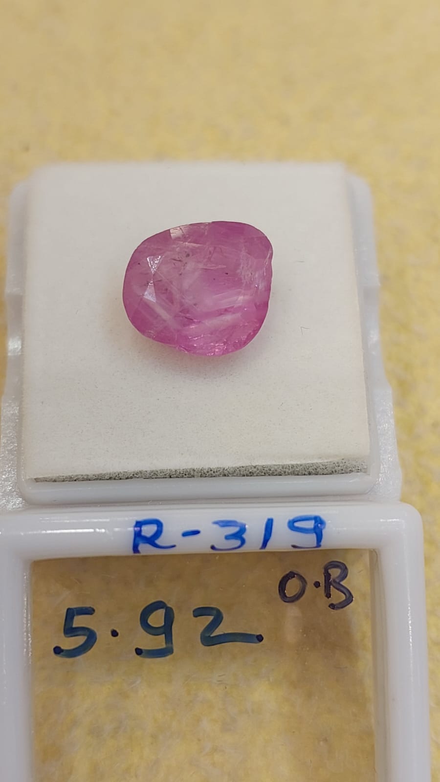 5.92 Carat Natural Old Ruby