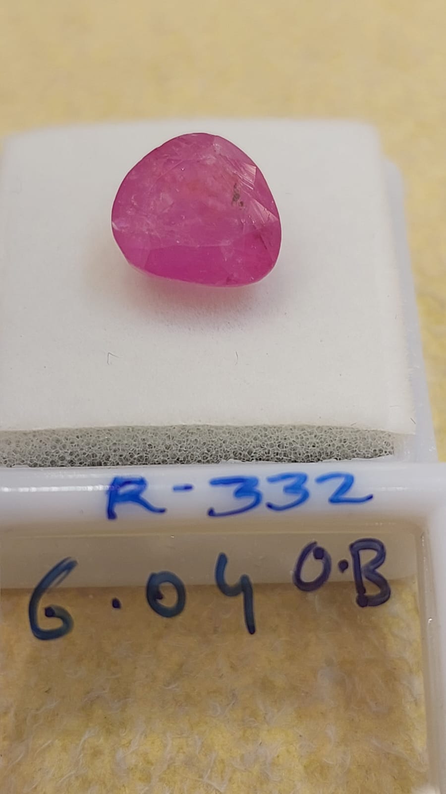 6.04 Carat Natural Old Ruby