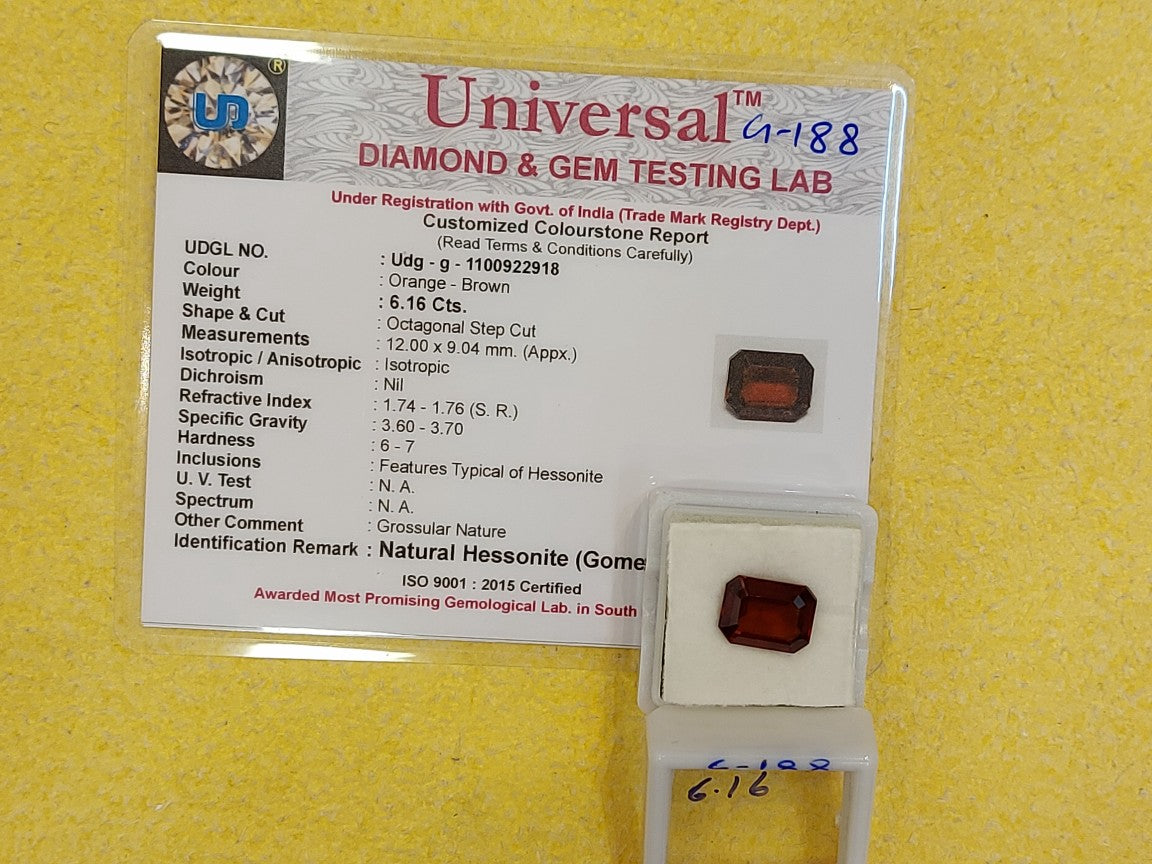 6.16 Carat Natural Garnet