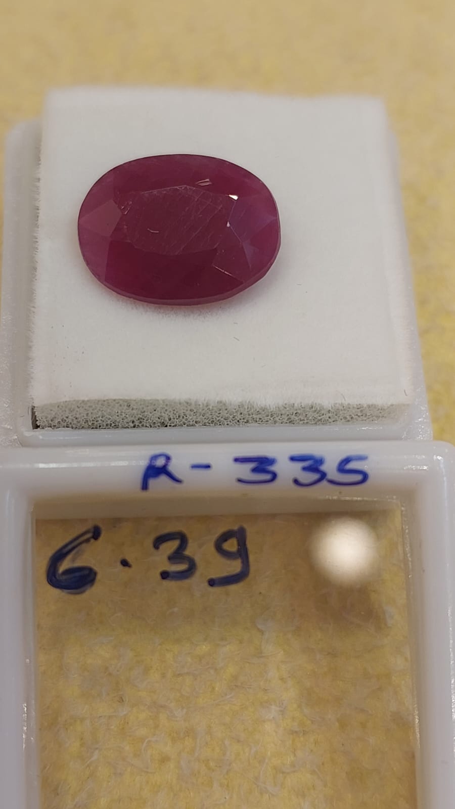 6.39 Carat Natural Old Ruby