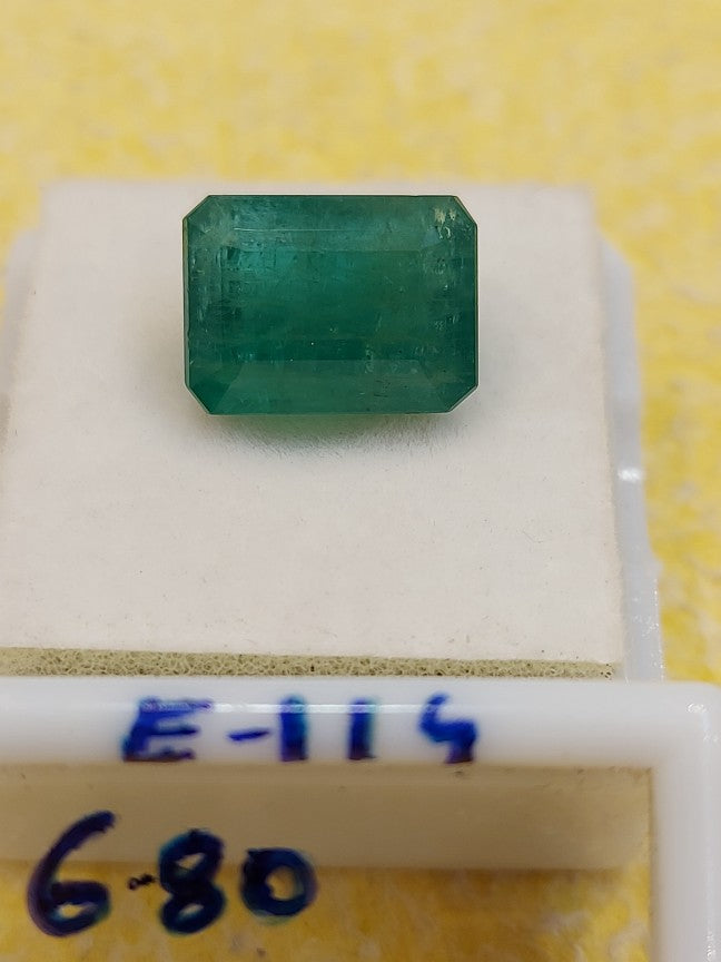 6.80 Carat Natural Emerald Stone