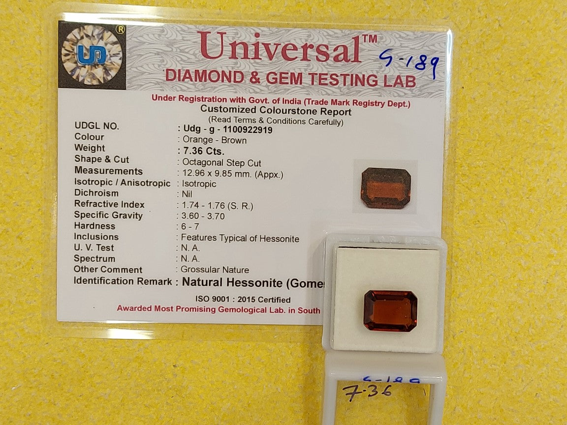 7.36 Carat Natural Garnet
