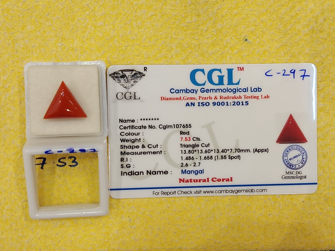 7.53 Carat Natural Coral