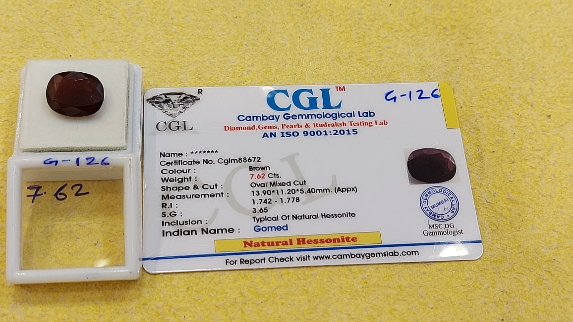 7.62 Carat Natural Garnet