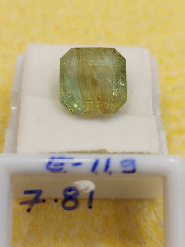 7.81 Carat Natural Emerald Stone