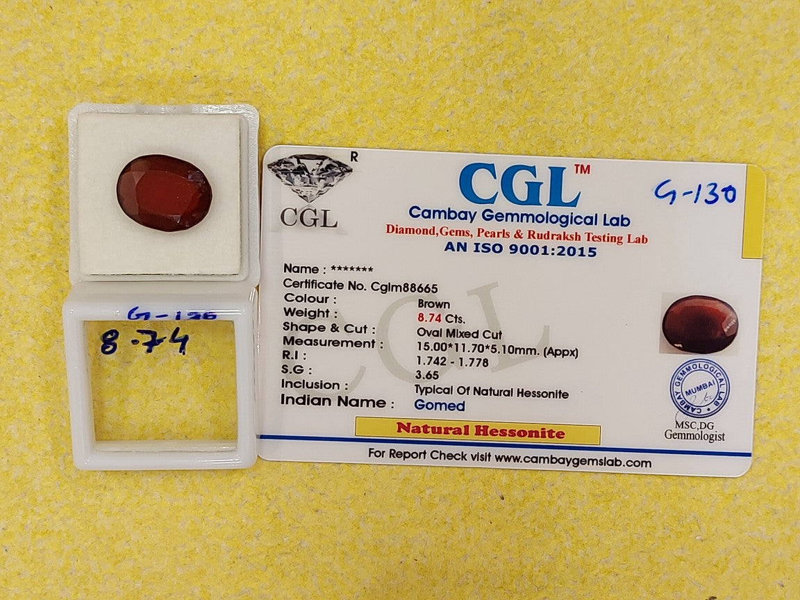 8.74 Carat Natural Garnet