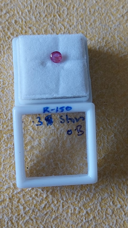 0.38 Carat Natural Old Ruby