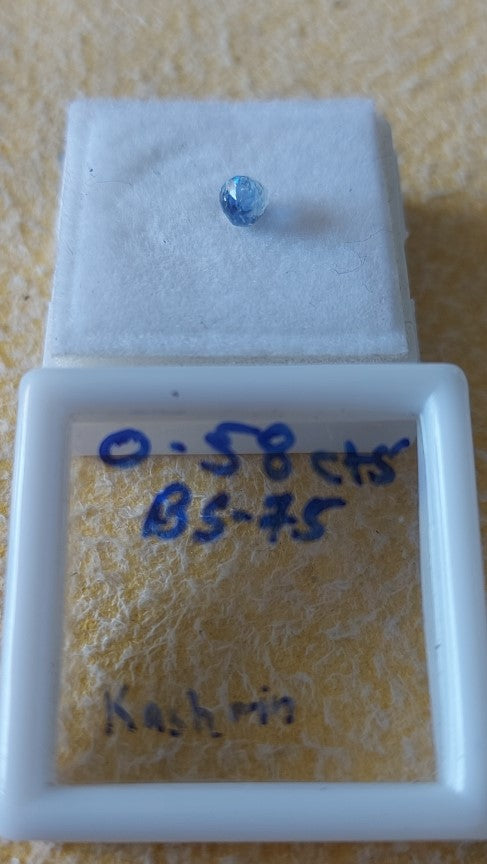 0.58 Carat Natural Blue Sapphire Stone