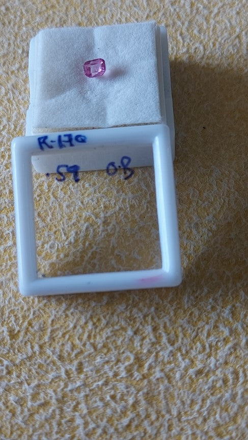 0.59 Carat Natural Old Ruby