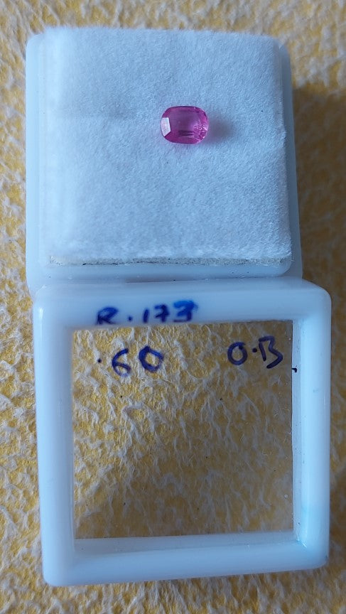 0.60 Carat Natural Old Ruby