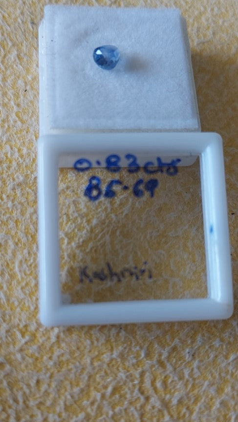 0.83 Carat Natural Blue Sapphire Stone