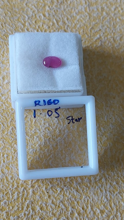 1.05 Carat Natural Old Ruby
