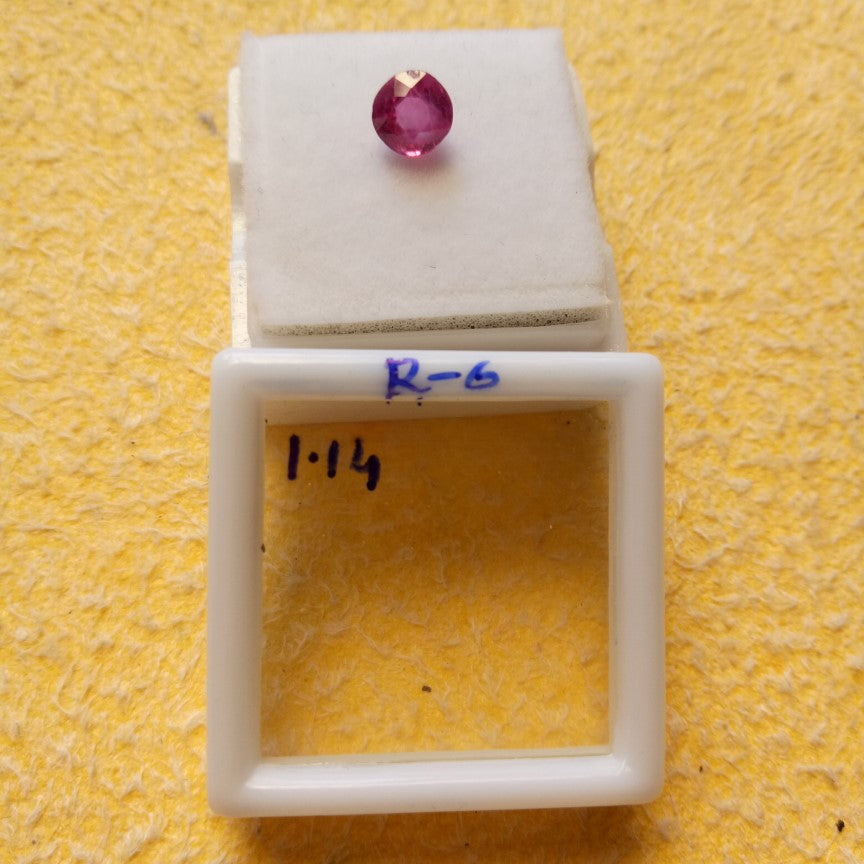 1.14 Carat Natural Old Ruby