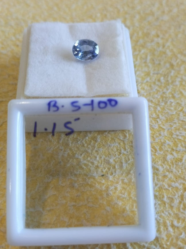 1.15 Carat Natural Blue Sapphire Stone