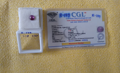 1.18 Carat Natural Old Ruby