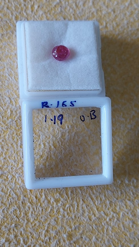 1.19 Carat Natural Old Ruby