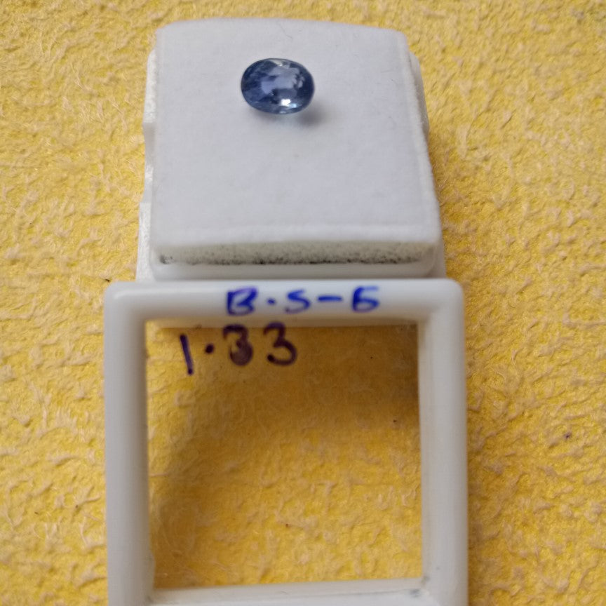 1.33 Carat Natural Blue Sapphire Stone