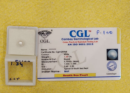 1.34 Carat South Sea Pearl
