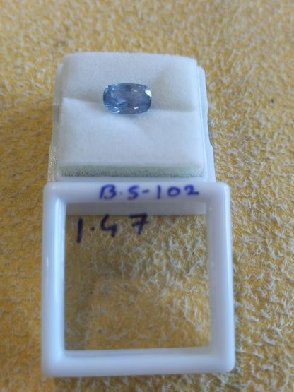 1.47 Carat Natural Blue Sapphire Stone