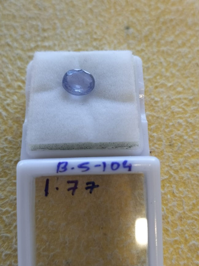 1.77 Carat Natural Blue Sapphire Stone