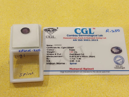 1.91 Carat Natural Old Ruby