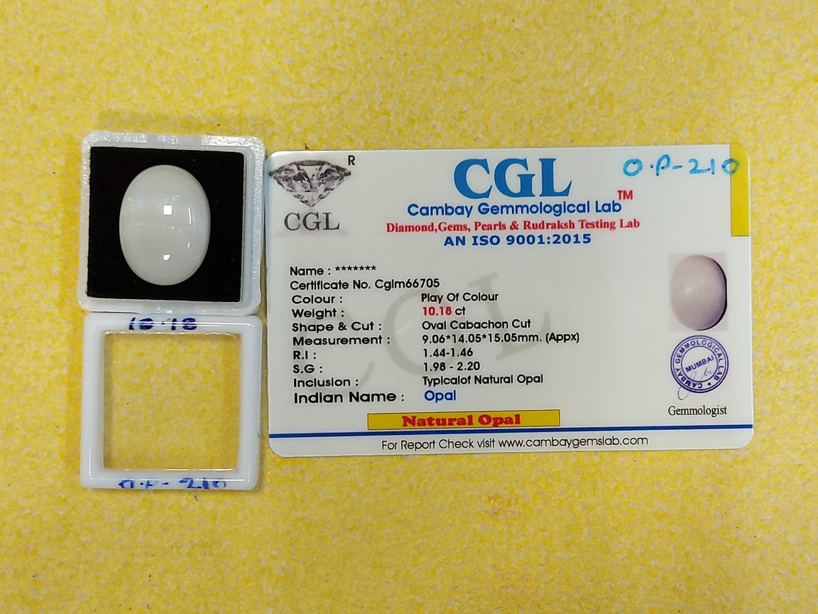 10.18 Carat Natural Opal Stone
