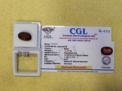 10.28 Carat Natural Garnet