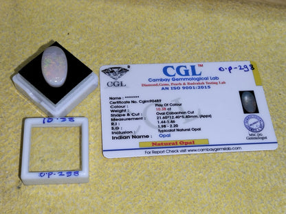 10.38 Carat Natural Opal Stone
