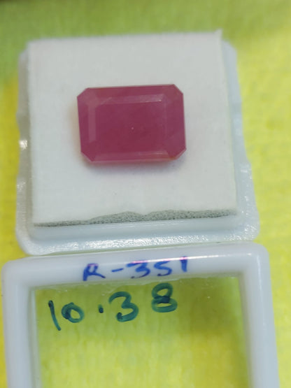 10.38 Carat Natural Old Ruby