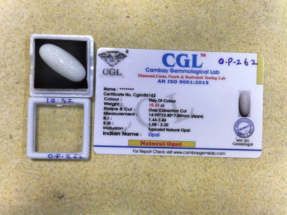 10.42 Carat Natural Opal Stone