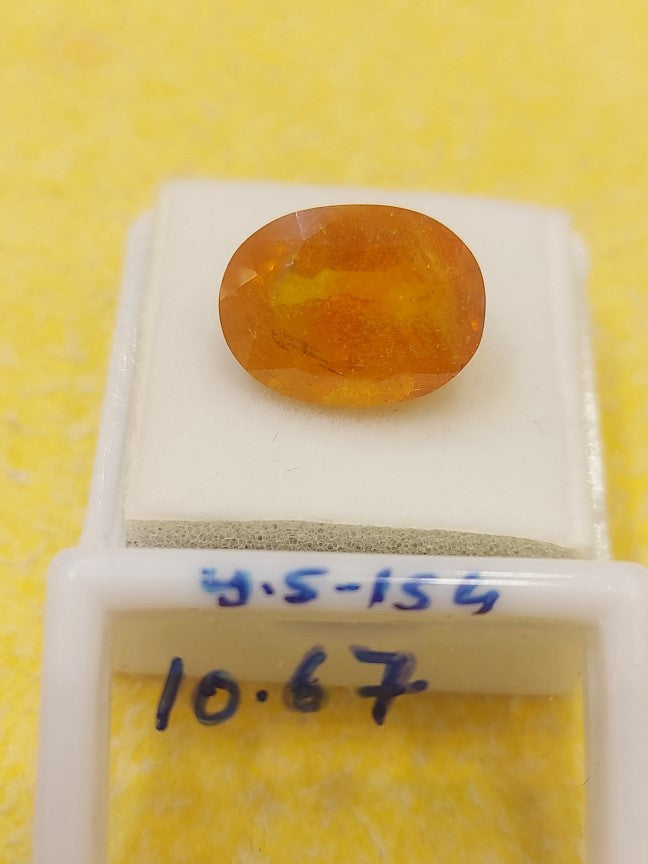 10.67 Carat Natural Yellow Sapphire Stone