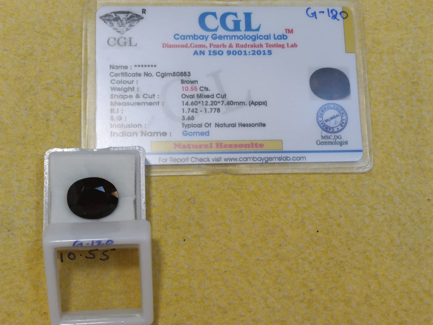 10.55 Carat Natural Garnet