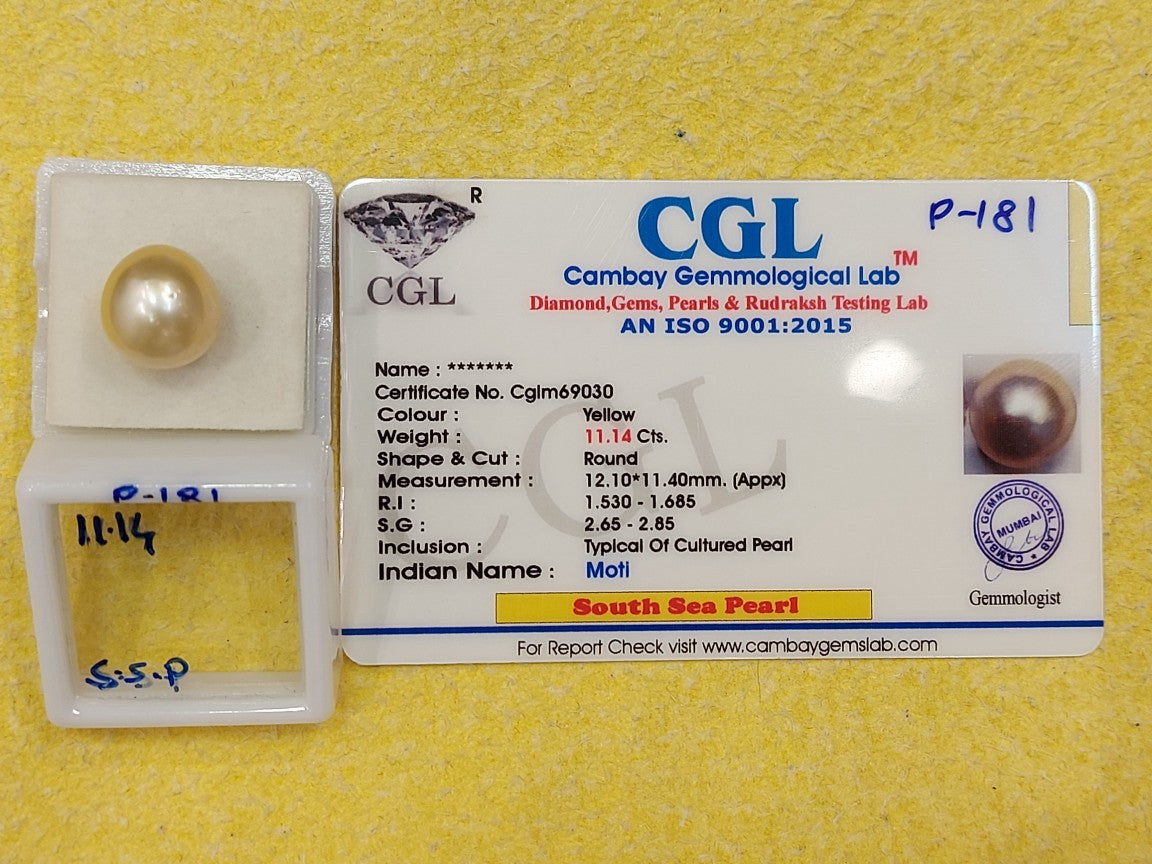11.14 Carat South Sea Pearl