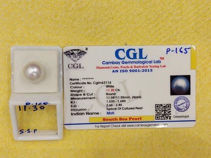 11.30 Carat South Sea Pearl