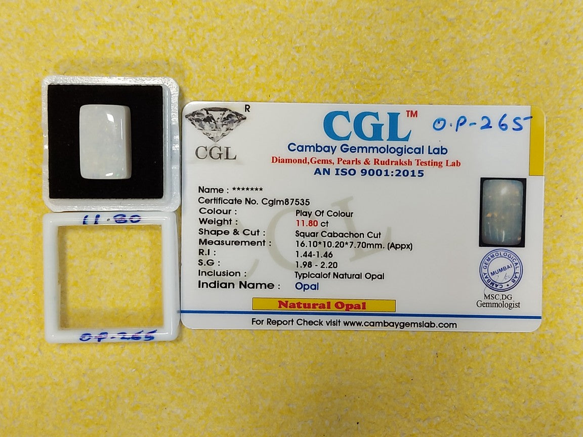 11.80 Carat Natural Opal Stone
