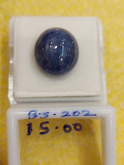 15.00 Carat Natural Blue Sapphire Stone