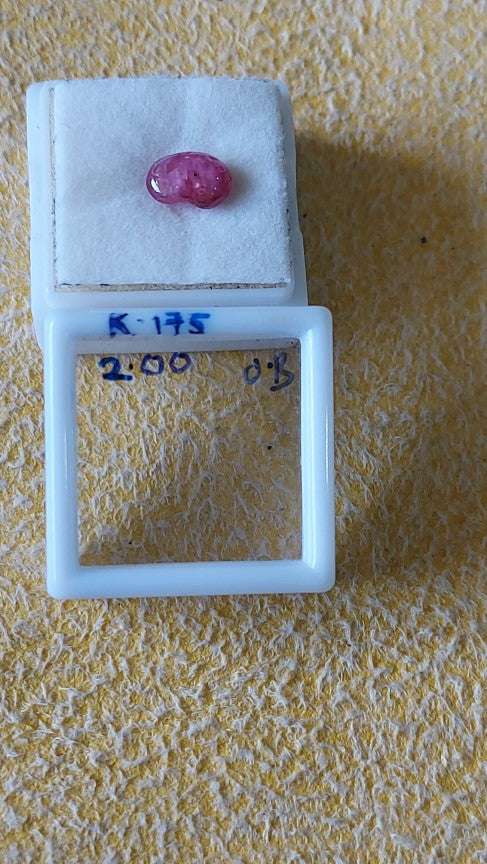 2 Carat Natural Old Ruby