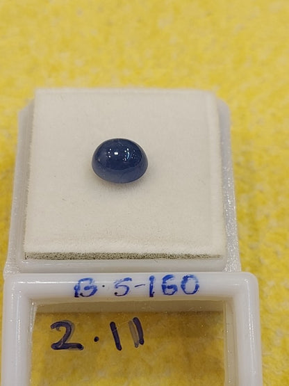 B.S-160 2.11 Carat Natural Blue Sapphire Stone