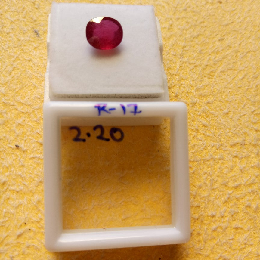 2.20 Carat Natural Old Ruby